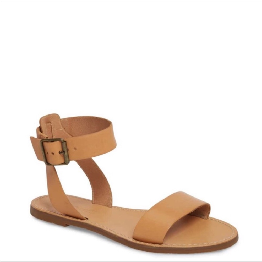 Madewell The boardwalk Ankle Strap Sandal Sz 7.5